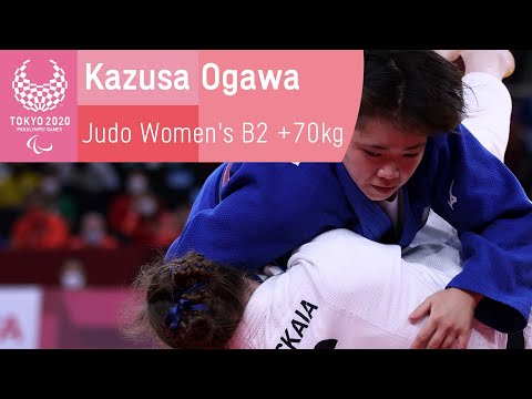 Kazusa Ogawa Wins Bronze In The Women's B2 +70kg! | Judo | Tokyo 2020 Paralympics