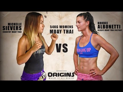 ORIGINS 1: Michelle Sievers vs Brodee Albonetti [FULL FIGHT]