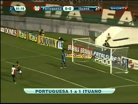 Portuguesa 1 x 1 Ituano - Gols e lances - Campeonato Paulista 2012