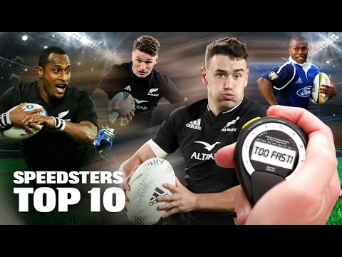 SPEED DEMONS 😈 10 of the FASTEST rugby players with ELECTRIFYING runs 💥🏃‍♂️