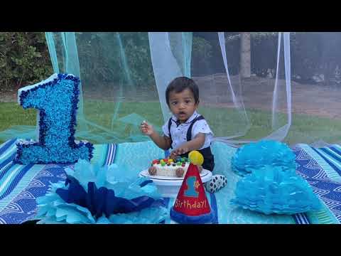 Praneel’s cake smash