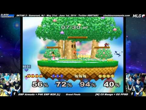 SKTAR 3 - P4K EMP Mew2King + EMP Armada vs EG PPMD + C9 Mango - Grand Finals - SSBM