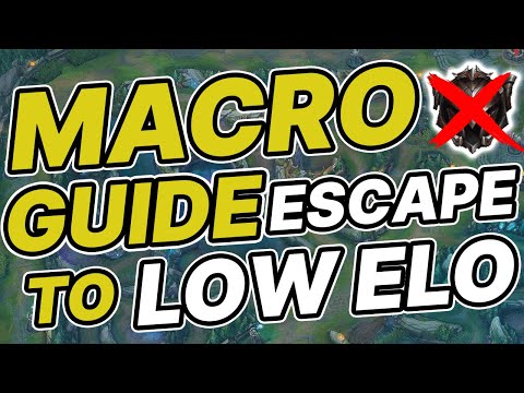 How to ESCAPE LOW ELO with ONLY USING MACRO - League of Legends