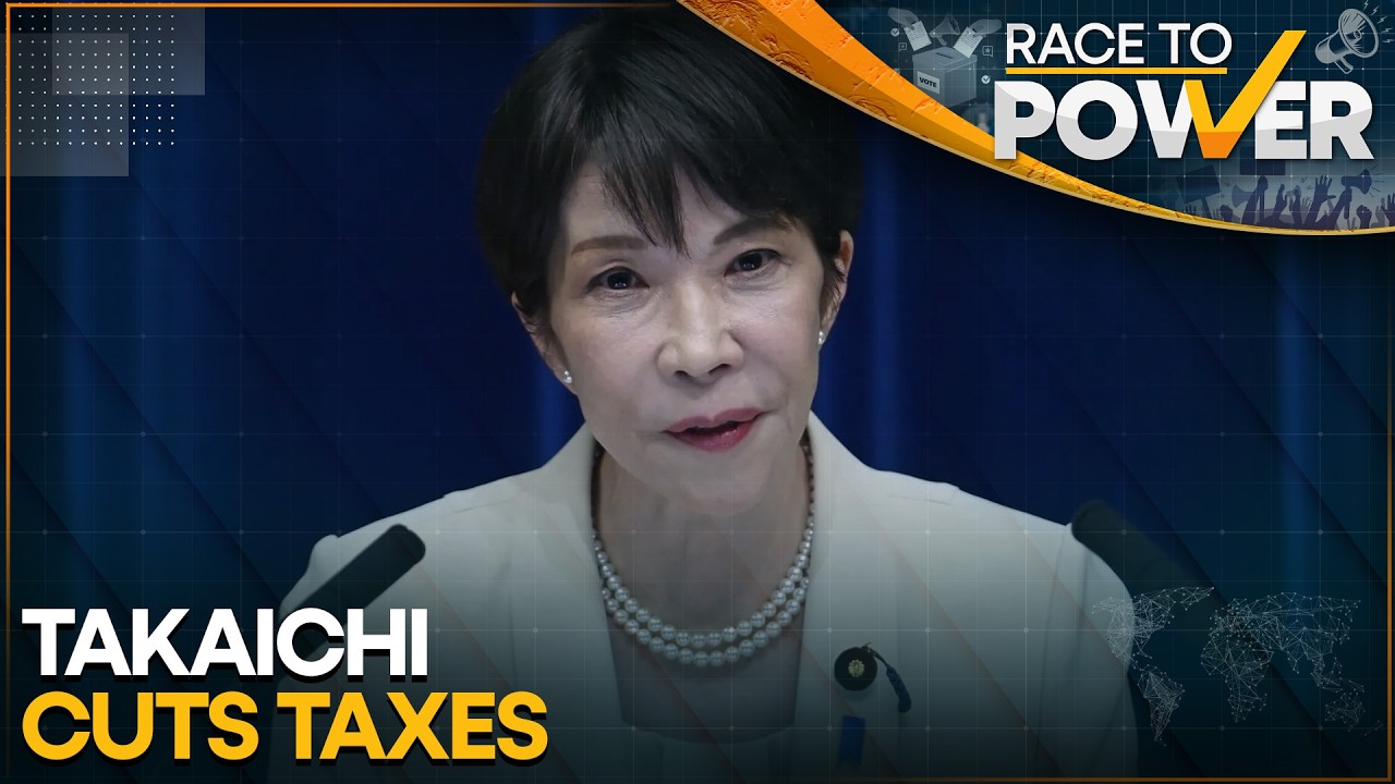 Japan PM Takaichi Gives a Nod to Tax Cuts as Her Approval Falls to an All-time Low | Race to Power