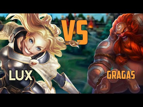 Gragas vs Lux || The One Shot Fleet Footwork Build