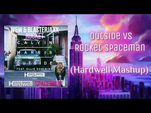Outside vs. Rocket Spaceman (Hardwell UMF 2015 Mashup)... (Hardtrix Remake)