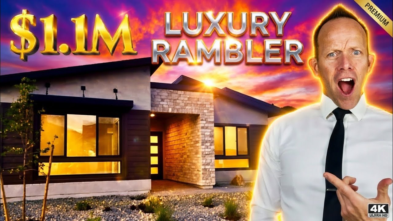 $1.1 Million Luxury Rambler Tour | 2791 sq ft New Home | Prescott Valley AZ