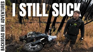 Pushing My Limits AGAIN. Riding with a Better Rider | ADV Riding In British Columbia