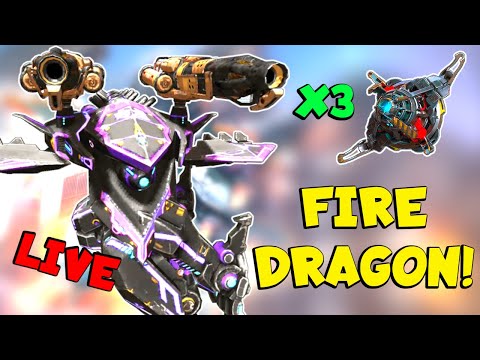 🔴Live FIRE DRAGON! Ao Jun Ember Arthur Nightmare | War Robots 6.7 Mk2 Gameplay WR