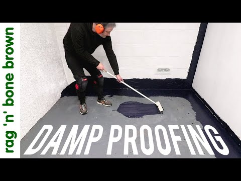 Tanking A Concrete Garage Floor With Damp Proof Membrane