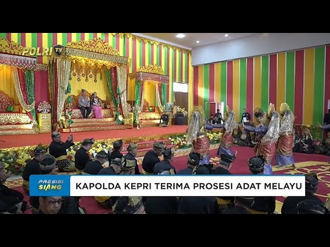 KAPOLDA KEPRI TERIMA PROSESI TEPUK TEPUNG TAWAR