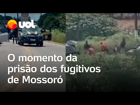 Fugitivos de Mossoró: vídeos mostram momento da prisão em Marabá (PA); veja