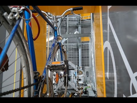 Parking vélo automatisé sécurisé avec accès RFID à faible encombrement pour vélos - Jusqu'à 120 vélos - Version tour - Wöhr BIKESAFE_9