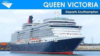 Queen Victoria departs Southampton (02/07/2023)