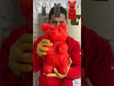Our Freeze Dryer Made Our Gummy Bear GIANT! 😱 #freezedried #candy #experiment #asmr #satisfying