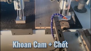 Máy khoan, phay lắc mộng âm đa dụng CNC-2500B2