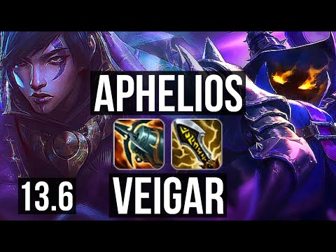 APHELIOS & Xerath vs VEIGAR & Thresh (ADC) | 2/0/3, 900+ games, 1.3M mastery | KR Master | 13.6