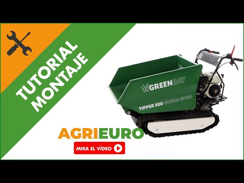 Carretilla de orugas dumper GreenBay TIPPER 500: montaje