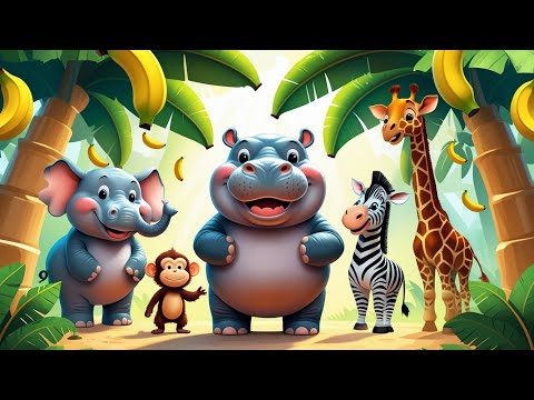 Hipopotamul cu Parfum de Banană 🦛🍌🫧 | Cântecele pentru copii 🙀 | HopHop MuziȚop 🎶