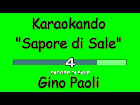 Karaoke Italiano - Sapore di Sale - Gino Paoli ( Testo )