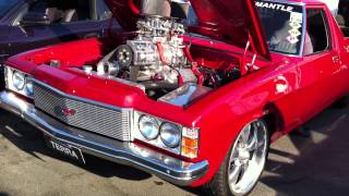 preview picture of video 'Blown and Turbo Commodores and Holden ute from Wa Powercruise #37 QLD Raceway'