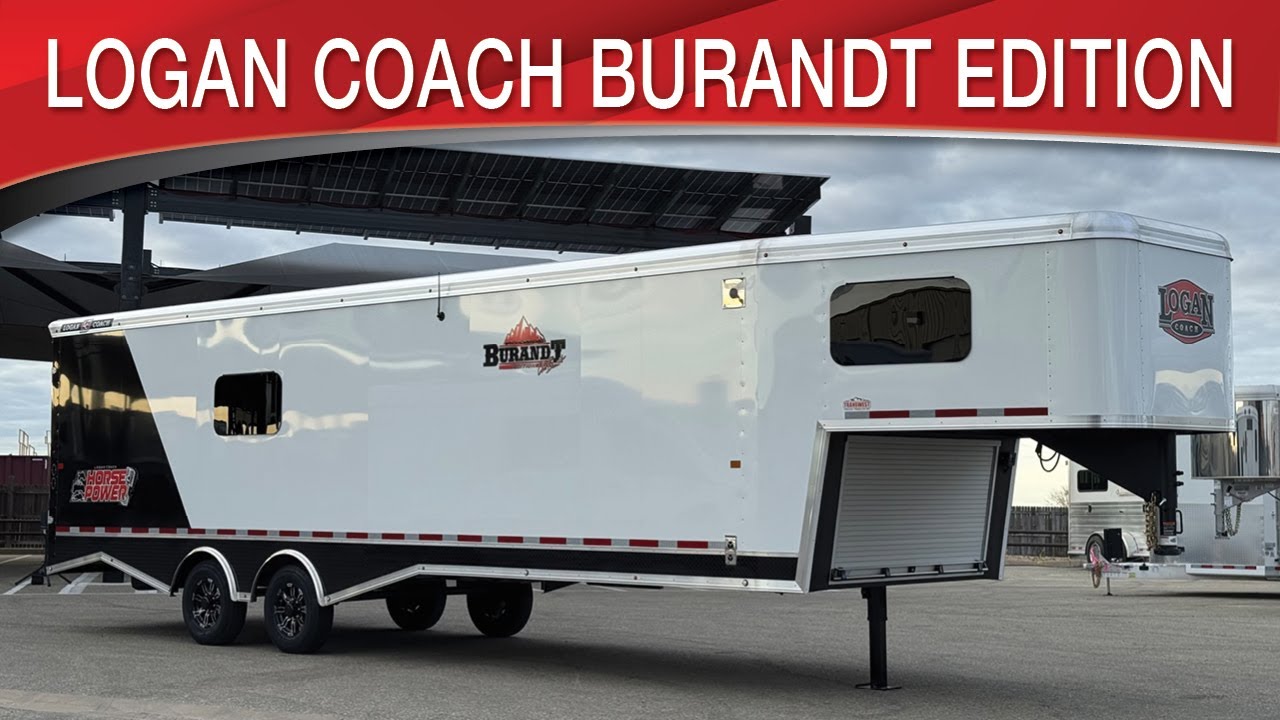 2026 Logan Coach Horse Power Chris Burandt Edition Snowmobile Trailer