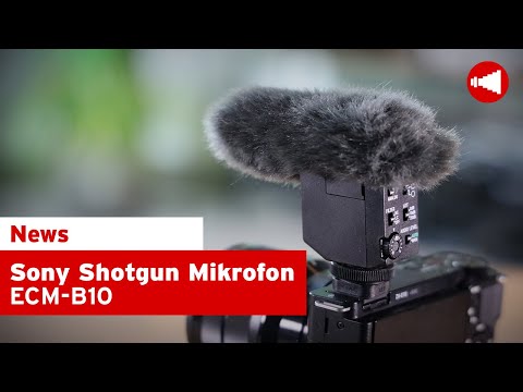 Sony Shotgun Mikrofon ECM-B10 | Perfekt fürs Vlogging