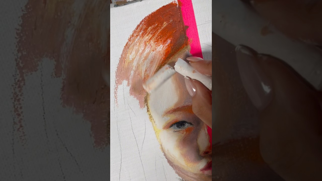 OIL PASTELS vs OIL PAINTS 😫 #artchallenge