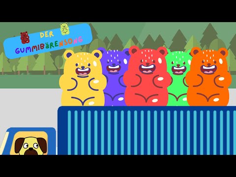Gummibärensong – Das ist der Gummi Gummi, Gummibär Bewegungslied, Partylied Kinder, Gummibärenlied