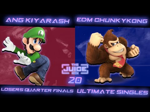 AnG Kiyarash vs EDM Chunkykong \\ Losers Quarter Final \\ The Juice Box 20 \\ SSBU