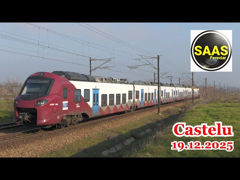 Trafic feroviar / Rail Traffic - Castelu 🇷🇴 - 19.12.2025