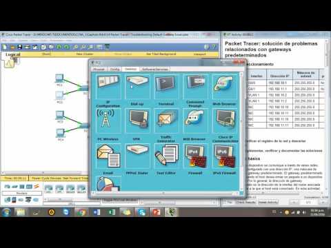 Maira Zambrano-Cisco CCNA_1: 6.4.3.4 Packet Tracer Troubleshooting Default Gateway Issues