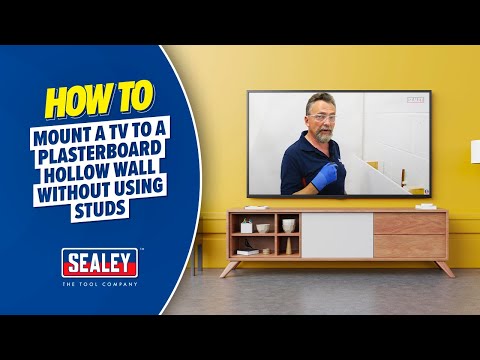 How to Mount a TV to a Plasterboard Hollow Wall Without Using Studs