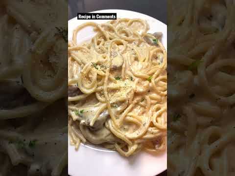 Delicious Creamy Mushroom Pasta