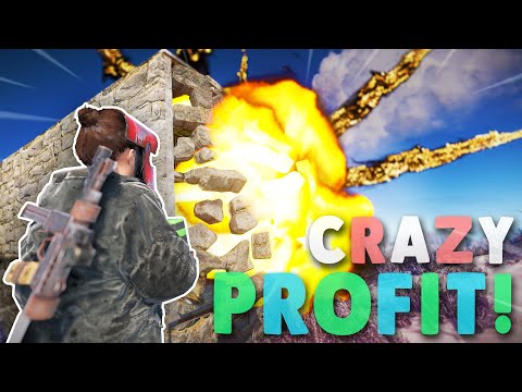 HITTING the ULTIMATE JACKPOT by RAIDING my RICH NEIGHBORS! - Rust Solo Survival #2