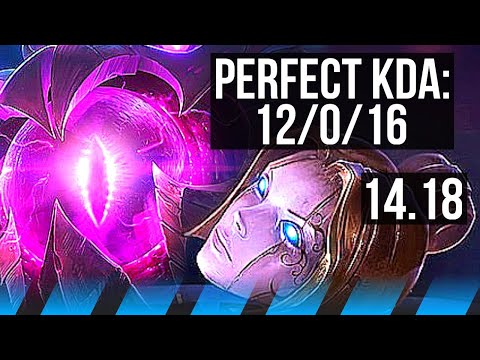 VEL'KOZ vs ORIANNA (MID) | 12/0/16, Legendary, 50k DMG | EUW Master | 14.18