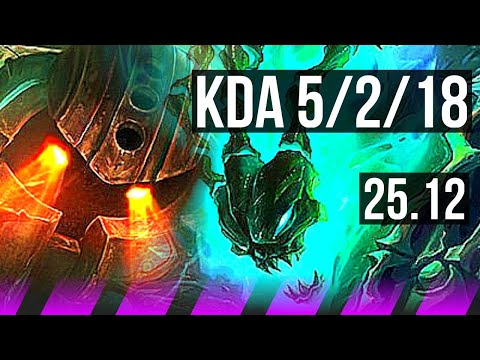 NAUTILUS & Smolder vs THRESH & Varus (SUP) | 5/2/18 | KR Master | 25.12