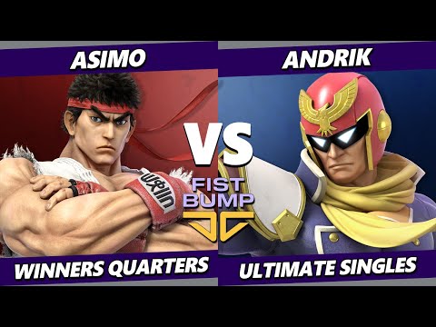 Fist Bump III - Asimo (Ryu) Vs. Andrik (Captain Falcon) Smash Ultimate - SSBU