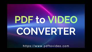 PDF to Video Free Converter | PDF to MP4