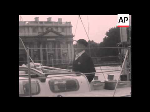 CAN821CHICHESTER ABOARD 'GIPSY MOTH IV'