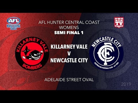 2019 Hunter Central Coast AFL Women's - Semi Final - Killarney Vale v Newcastle City