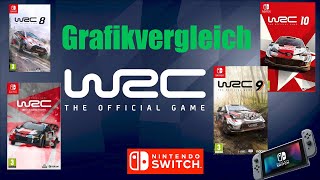 Nintendo Switch - WRC Grafikvergleich alle Teile - WRC 8, WRC 9 , WRC 10 und WRC Generation