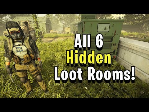 The Division 2 | All 6 Hidden Loot Rooms! Tons of High-End loot!
