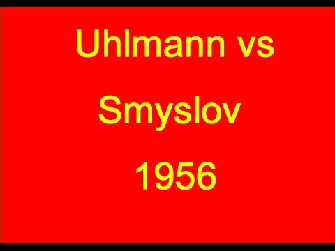 Wolfgang Uhlmann vs Vasily Smyslov - 1956
