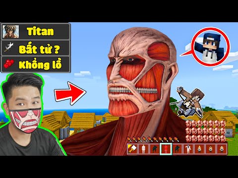 Minecraft, But bqThanh Is Titan In Attack on Titan Troll Snail...