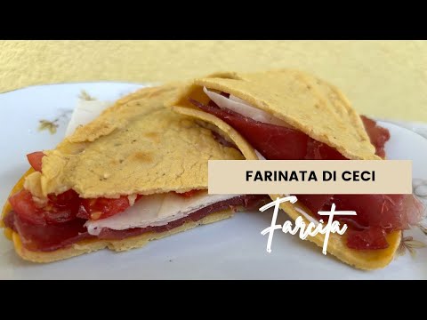 Farinata di ceci in padella in pochi minuti (gluten free) #farinatadiceci #cucinaitaliana