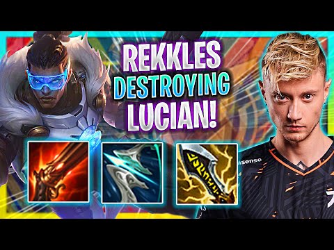 REKKLES DESTROYING WITH LUCIAN! | FNC Rekkles Plays Lucian ADC vs Ezreal! | Preseason 2023