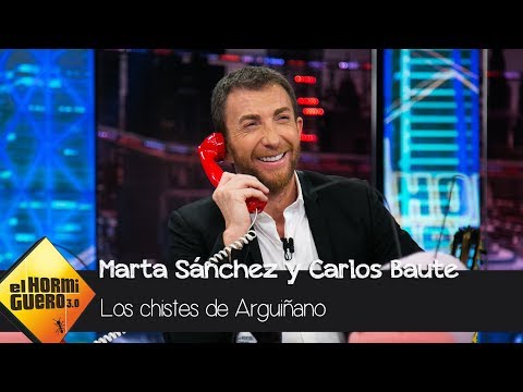 Carlos Baute y Marta Sánchez no pueden con los chistes de Karlos Arguiñano - El Hormiguero 3.0