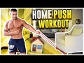 Chest, Shoulders & Triceps Bodyweight & Band Home Workout
