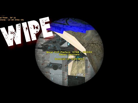 This is why Sentinels lives in ICE CAVE | WIPE | Ark Official PvP 🍭